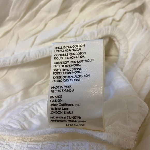 Free People White Chloe Top Puff Long Sleeve Blouse - Picture 15 of 16